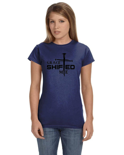 Grace Shifted Me Ladies' Softstyle Fitted T-Shirt