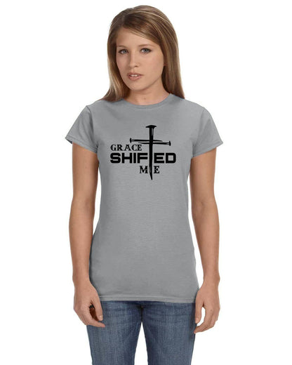 Grace Shifted Me Ladies' Softstyle Fitted T-Shirt