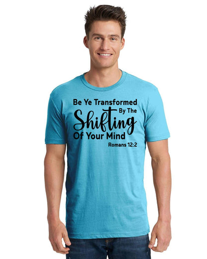 Be Ye Transformed By The Shifting Of Your Mind Unisex Cotton T-Shirt | 3600