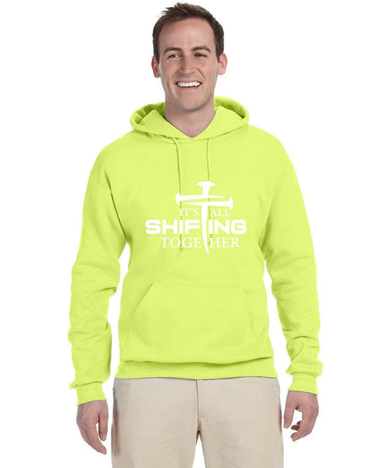 It's All Shifting Together Adult  Fleece Pullover Hooded Sweatshirt