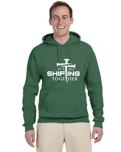 It's All Shifting Together Adult  Fleece Pullover Hooded Sweatshirt