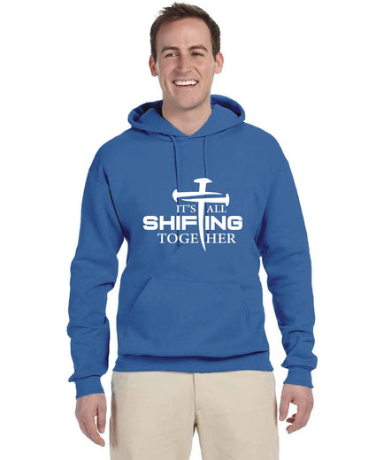 It's All Shifting Together Adult  Fleece Pullover Hooded Sweatshirt