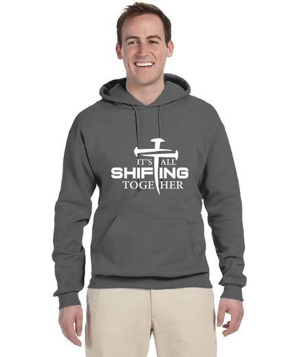 It's All Shifting Together Adult  Fleece Pullover Hooded Sweatshirt
