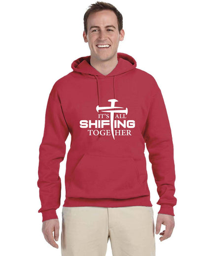 It's All Shifting Together Adult  Fleece Pullover Hooded Sweatshirt