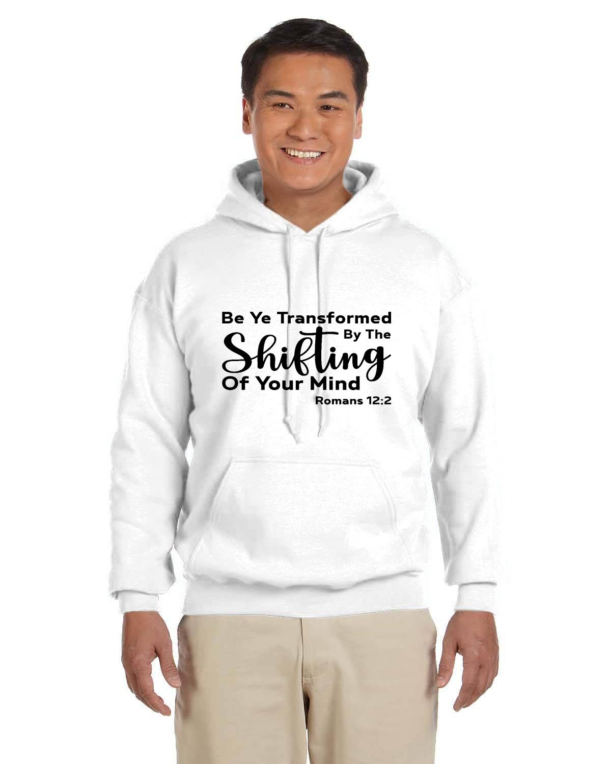 Be Ye  Transformed By The Shifting Of Your Mind Adult Heavy Blend 13.3 oz./lin. yd., 50/50 Hood
