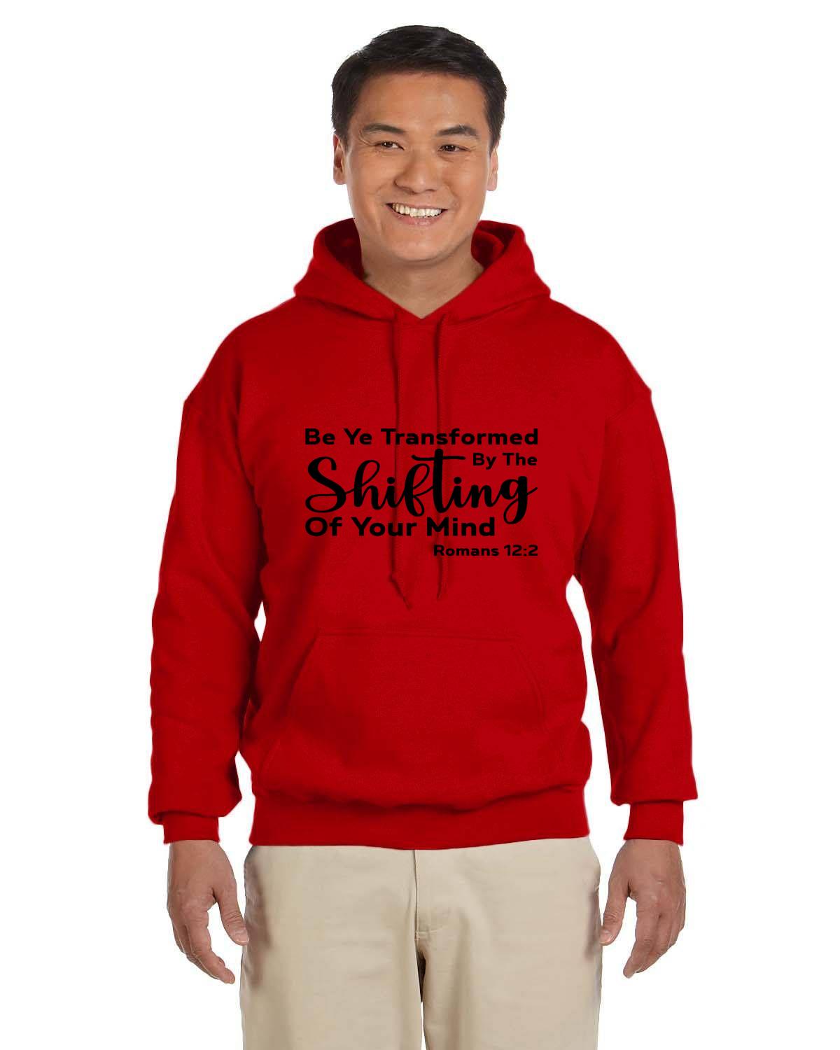 Be Ye  Transformed By The Shifting Of Your Mind Adult Heavy Blend 13.3 oz./lin. yd., 50/50 Hood