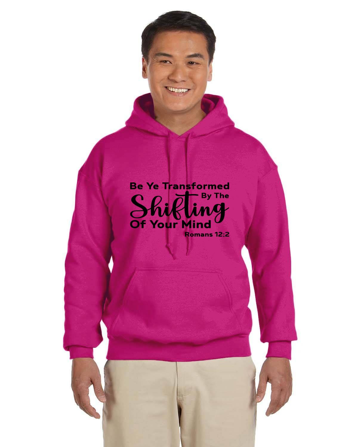 Be Ye  Transformed By The Shifting Of Your Mind Adult Heavy Blend 13.3 oz./lin. yd., 50/50 Hood