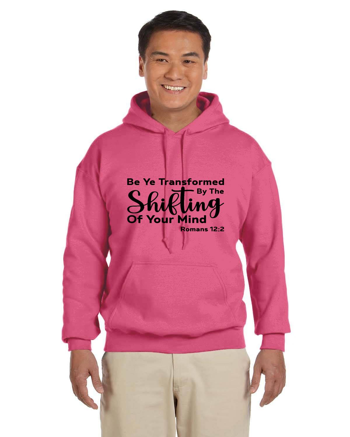 Be Ye  Transformed By The Shifting Of Your Mind Adult Heavy Blend 13.3 oz./lin. yd., 50/50 Hood
