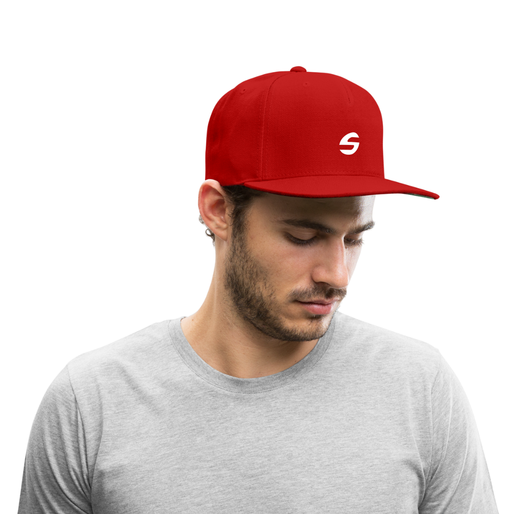 Shift Snapback Baseball Cap - red