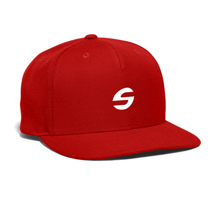 Shift Snapback Baseball Cap - red
