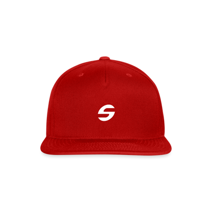 Shift Snapback Baseball Cap - red