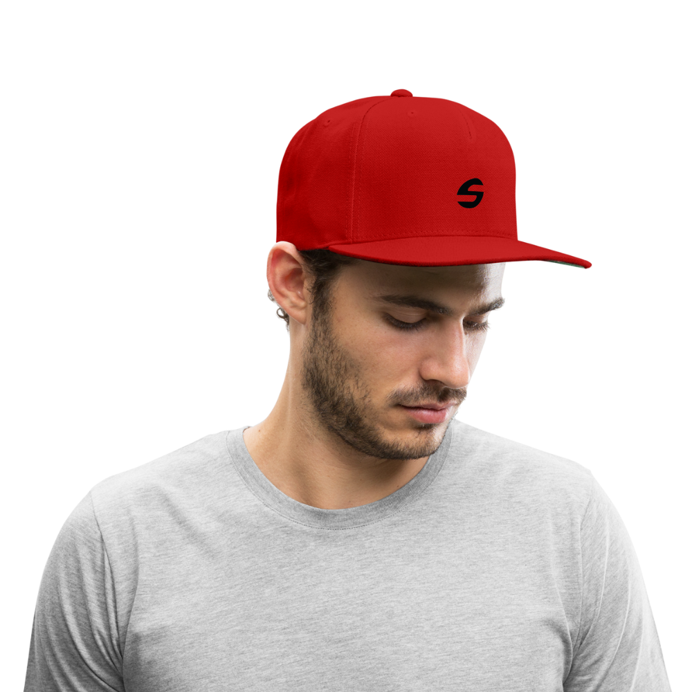 Shift Snapback Baseball Cap - red