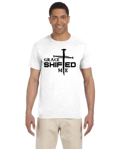 Black print Grace Shifted Me Softstyle T-Shirt