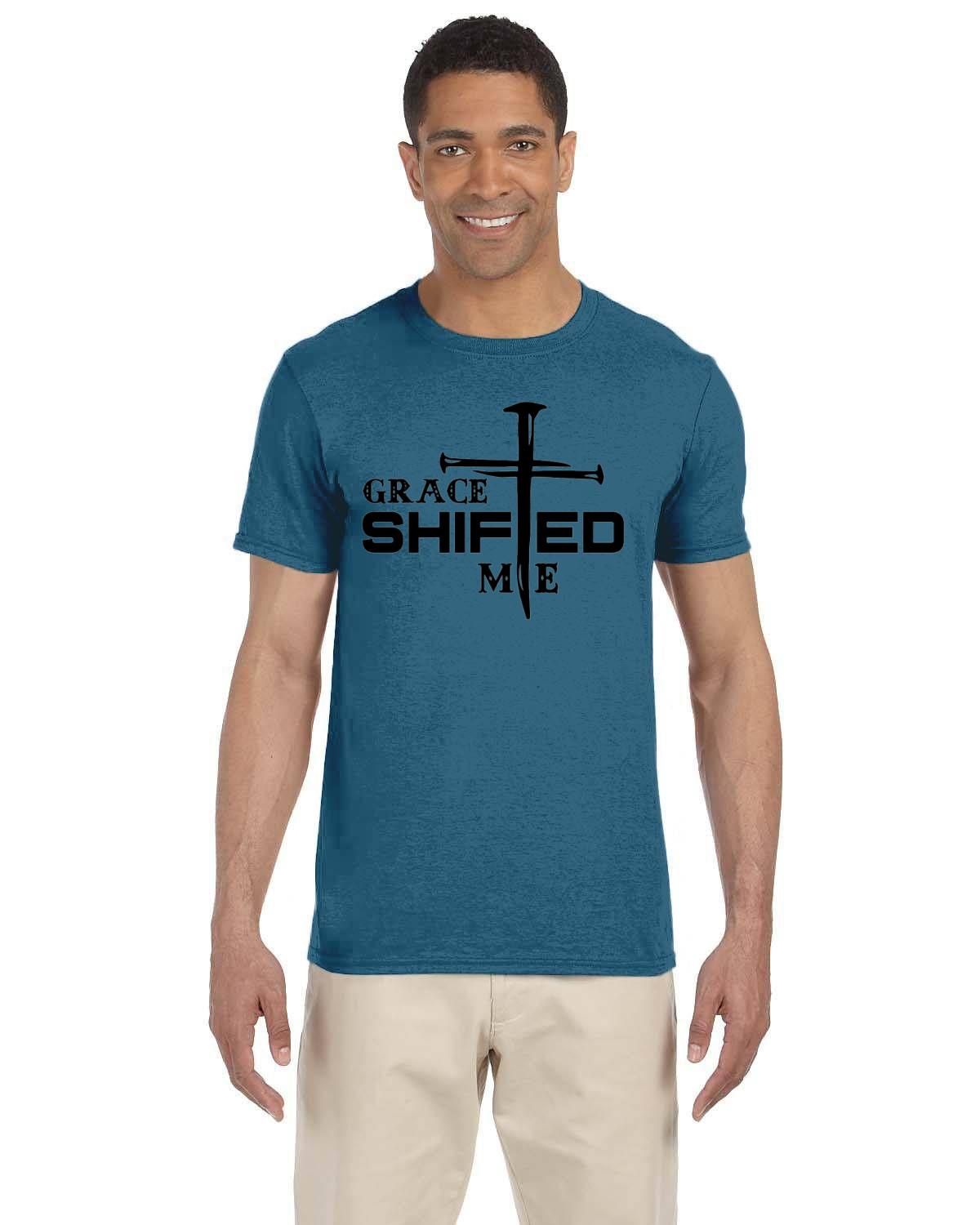 Black print Grace Shifted Me Softstyle T-Shirt