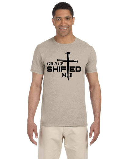 Black print Grace Shifted Me Softstyle T-Shirt