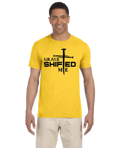 Black print Grace Shifted Me Softstyle T-Shirt