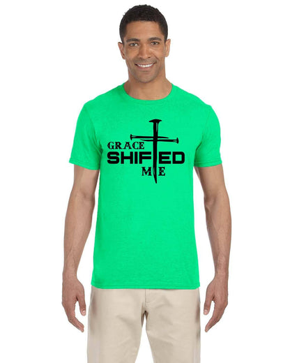 Black print Grace Shifted Me Softstyle T-Shirt