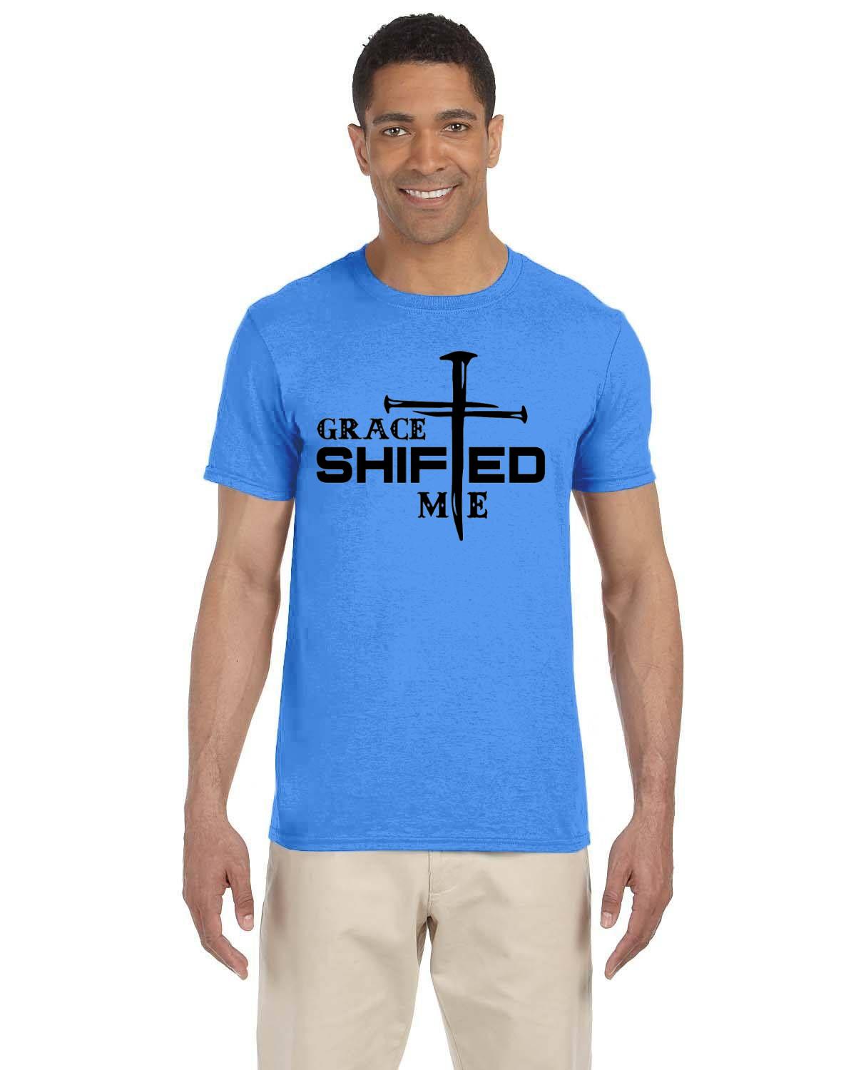 Black print Grace Shifted Me Softstyle T-Shirt