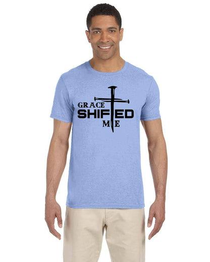 Black print Grace Shifted Me Softstyle T-Shirt
