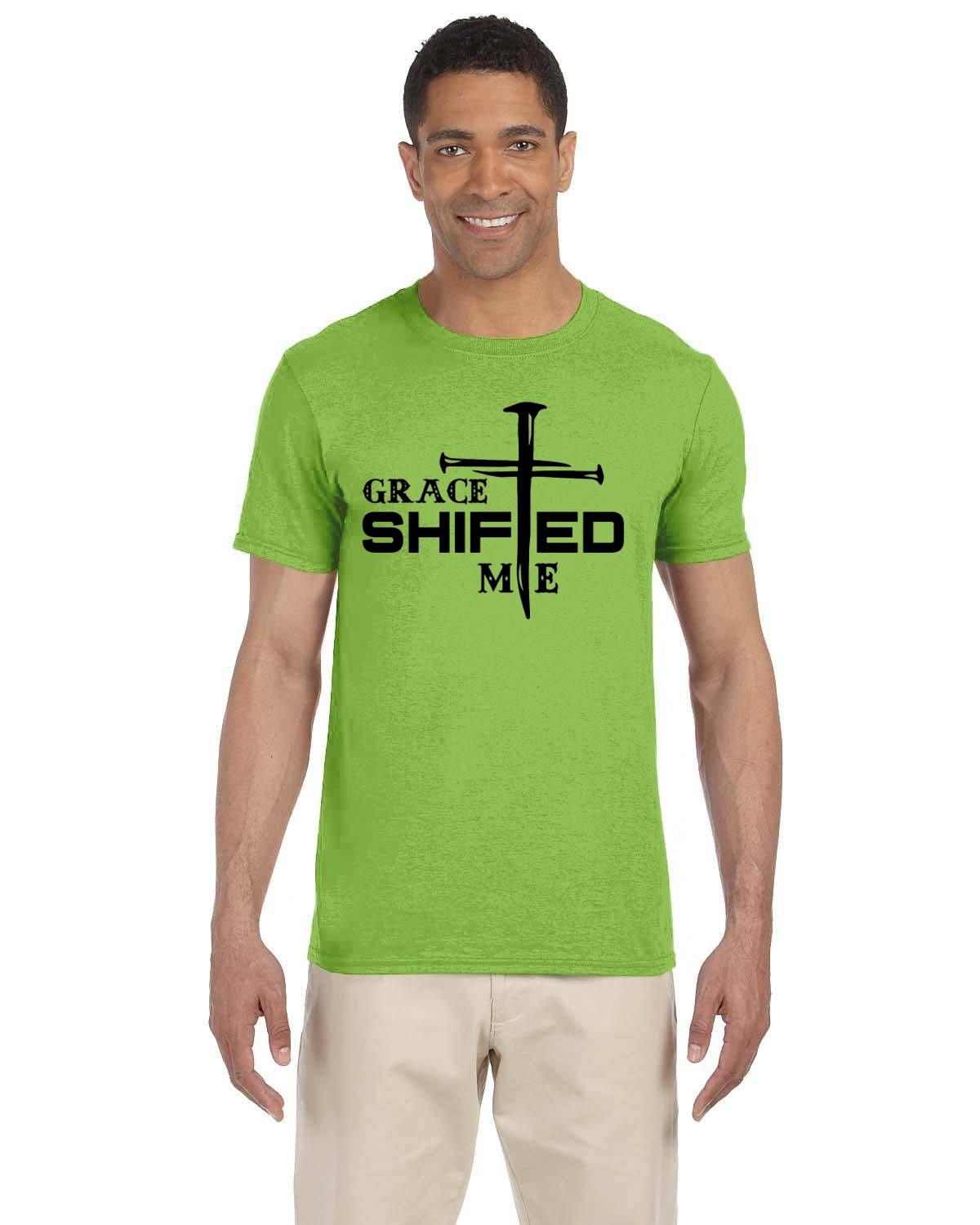 Black print Grace Shifted Me Softstyle T-Shirt