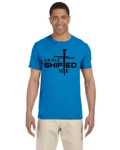 Black print Grace Shifted Me Softstyle T-Shirt