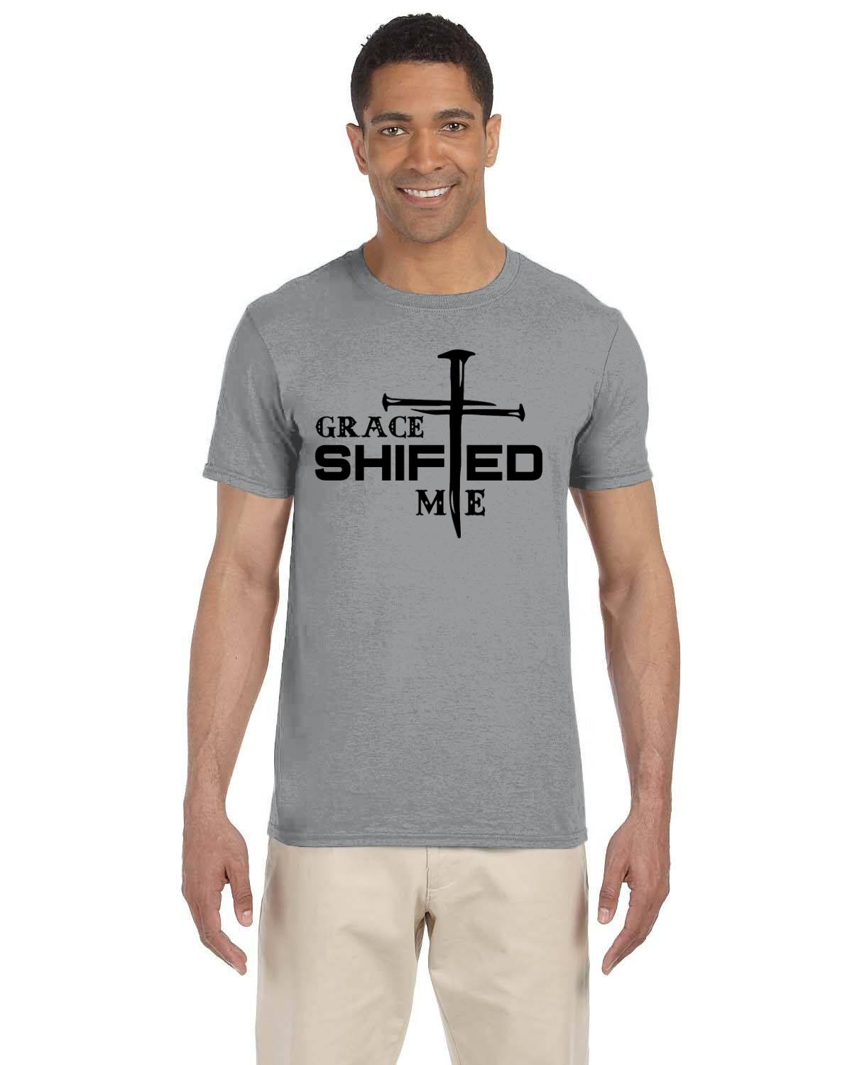 Black print Grace Shifted Me Softstyle T-Shirt