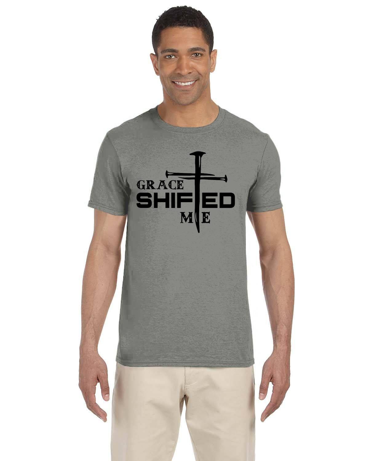 Black print Grace Shifted Me Softstyle T-Shirt