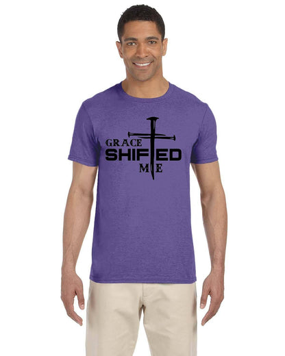 Black print Grace Shifted Me Softstyle T-Shirt