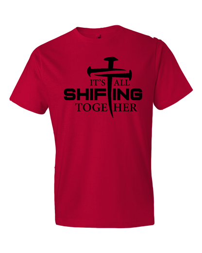 Black print It's All Shifting Together Softstyle® Lightweight T-Shirt