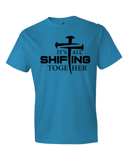 Black print It's All Shifting Together Softstyle® Lightweight T-Shirt