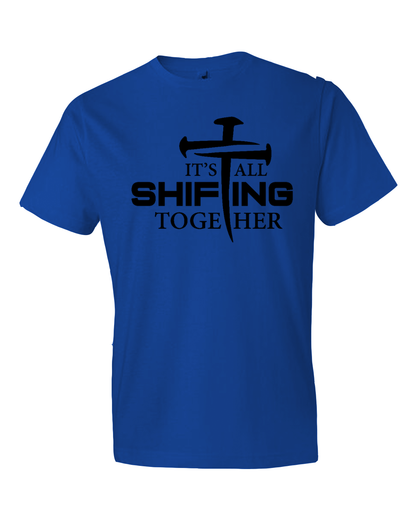 Black print It's All Shifting Together Softstyle® Lightweight T-Shirt