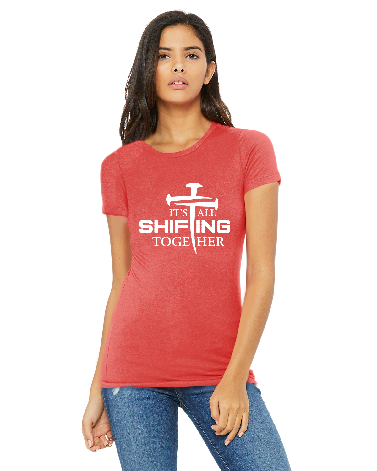 It's All Shifting Together Bella + Canvas Ladies  T-Shirt