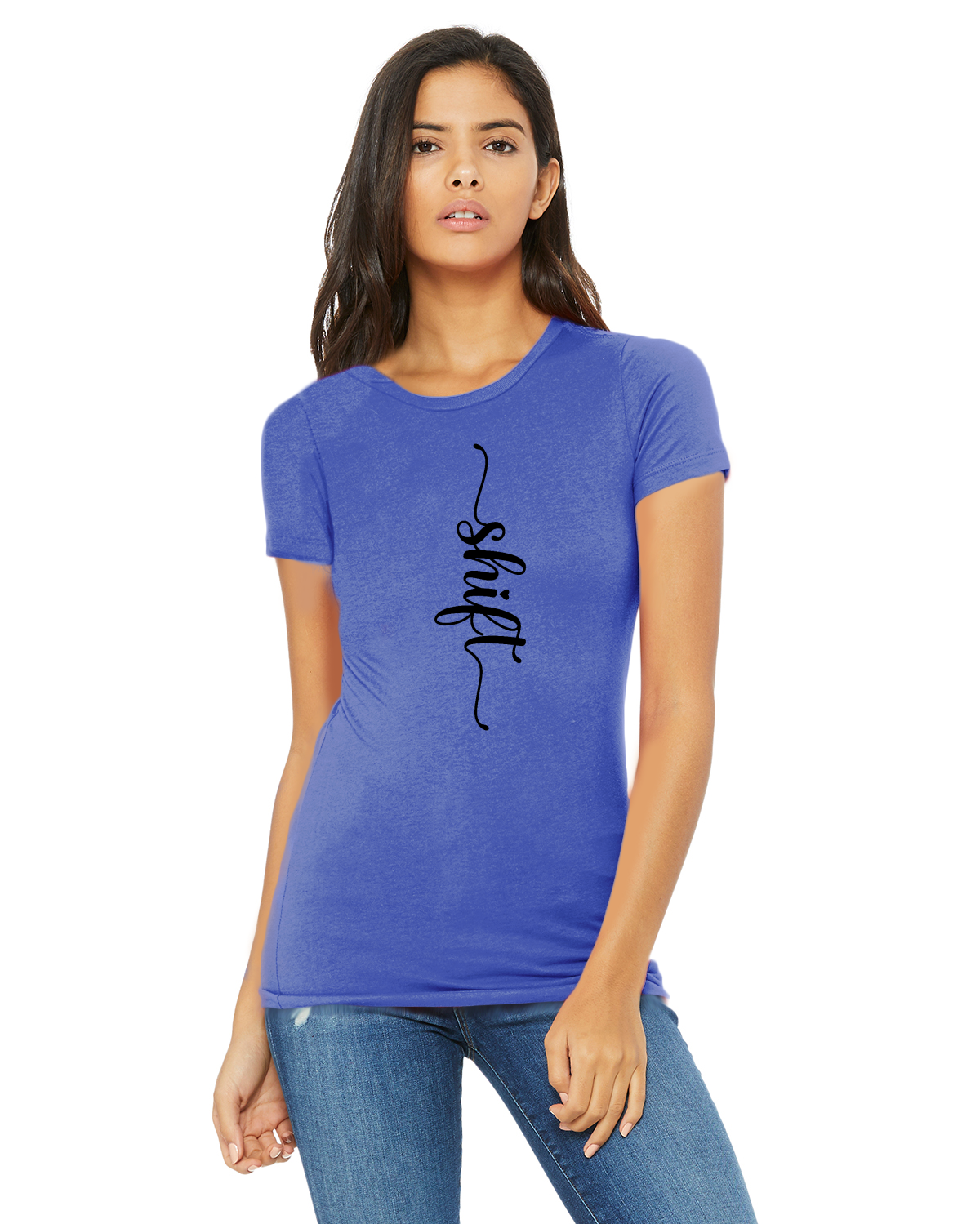 Black print Bella + Canvas Ladies' The Favorite T-Shirt | 6004