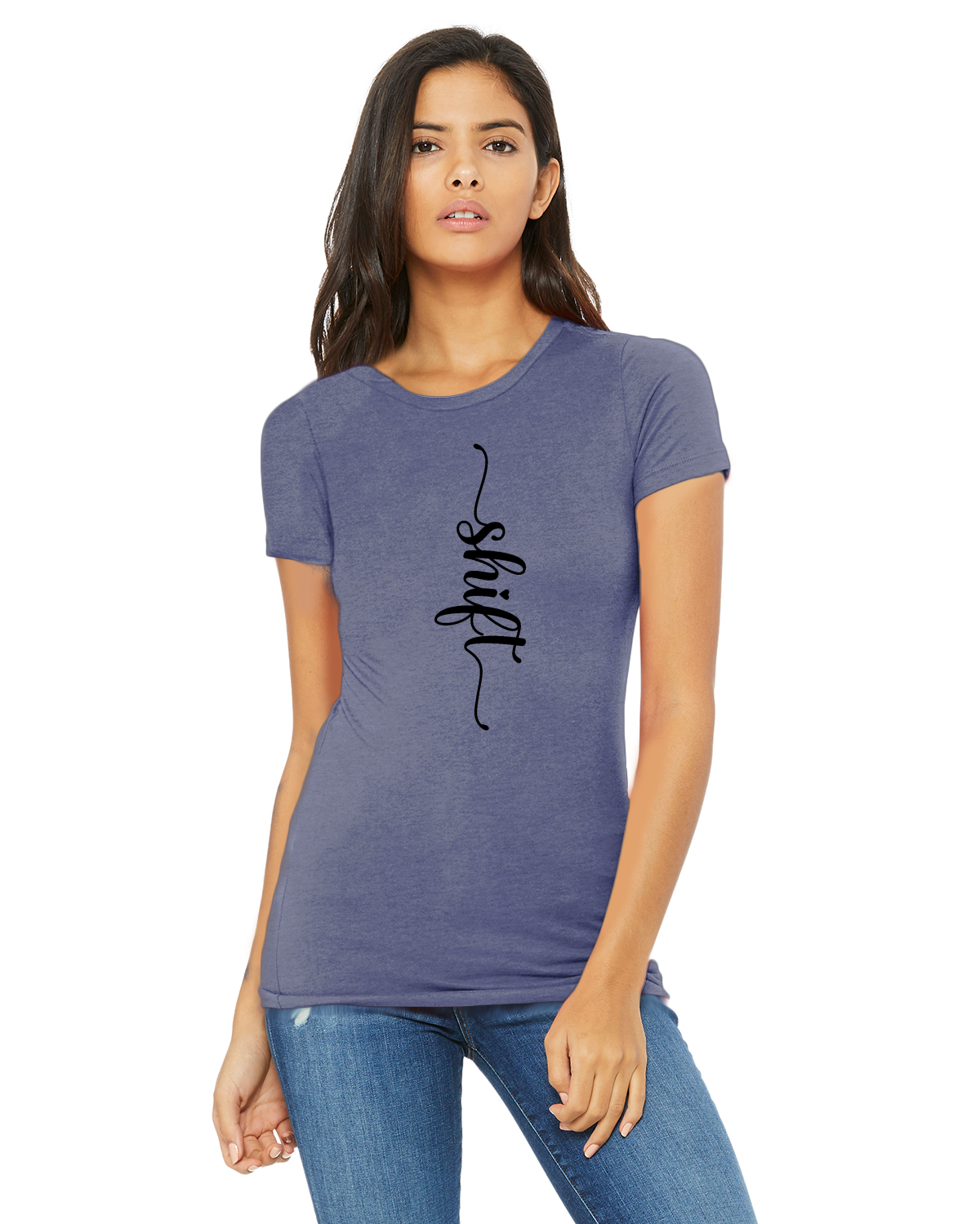 Black print Bella + Canvas Ladies' The Favorite T-Shirt | 6004
