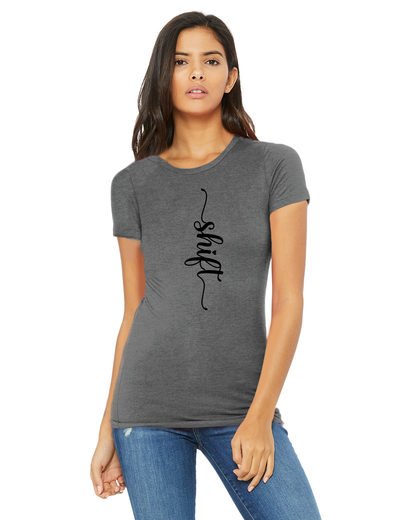Black print Bella + Canvas Ladies' The Favorite T-Shirt | 6004