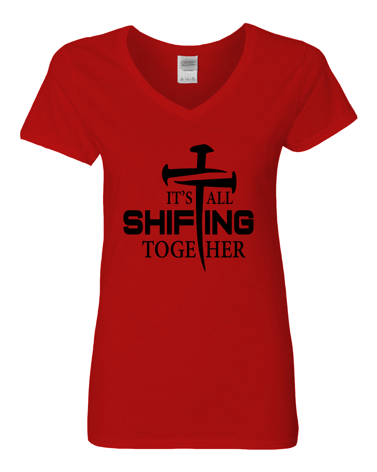 It's All Shifting Together Women’s V-Neck T-Shirt